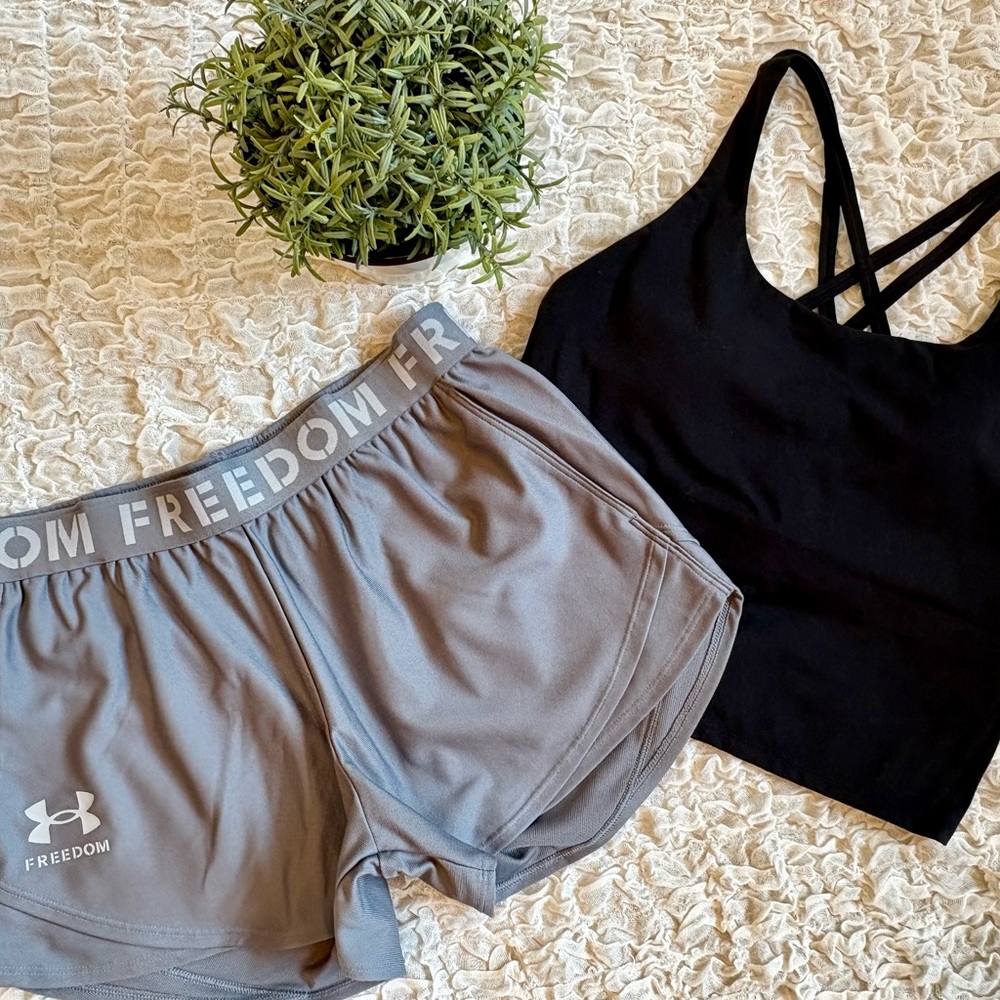 Under Armour UA Play Up Freedom Athletic Running Shorts Workout Gym Pockets - Picture 7 of 7